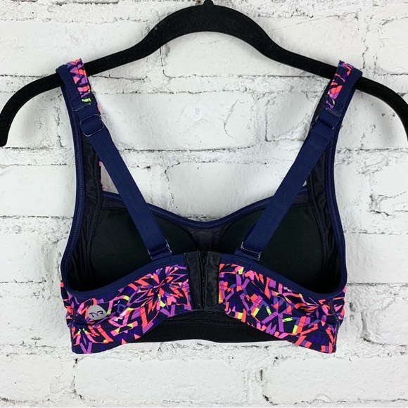 TYR Carnivale Lily Neon Multicolored Swim Bikini Top Small - Picture 7 of 12